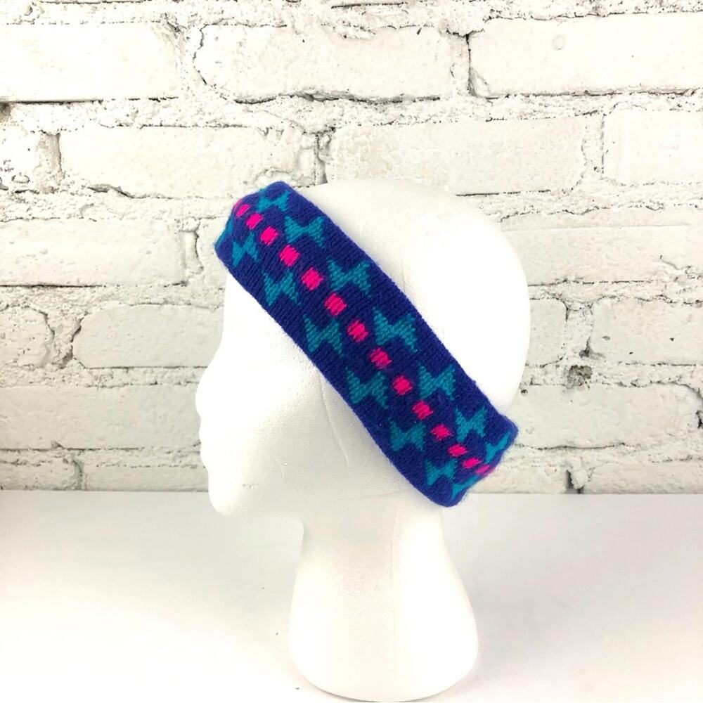 Vintage Neon Abstract Head Band Warmer